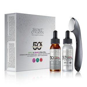 SECRET COLLAGEN 50X STEM CELL Apple&Grape Intense Day&Night Dark Spot Correction
